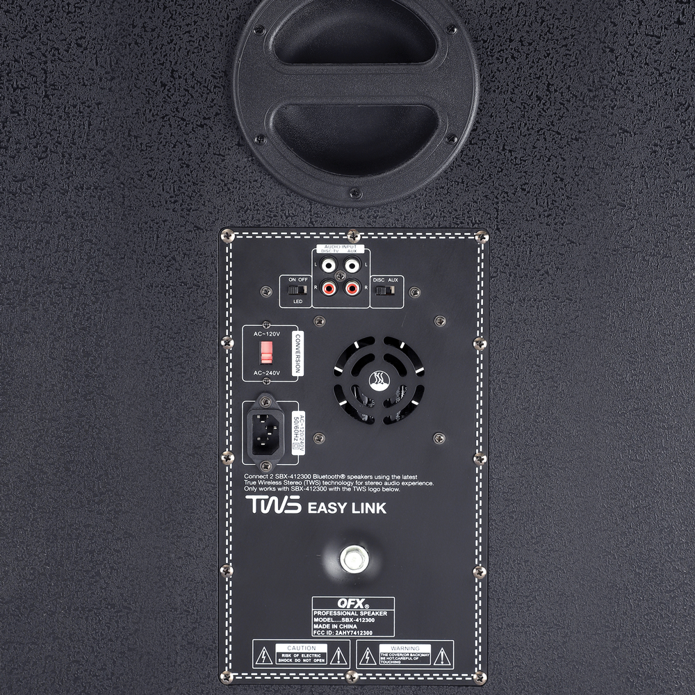 SBX 412300BT BACKPANEL SBX 412300BT BACKPANEL
