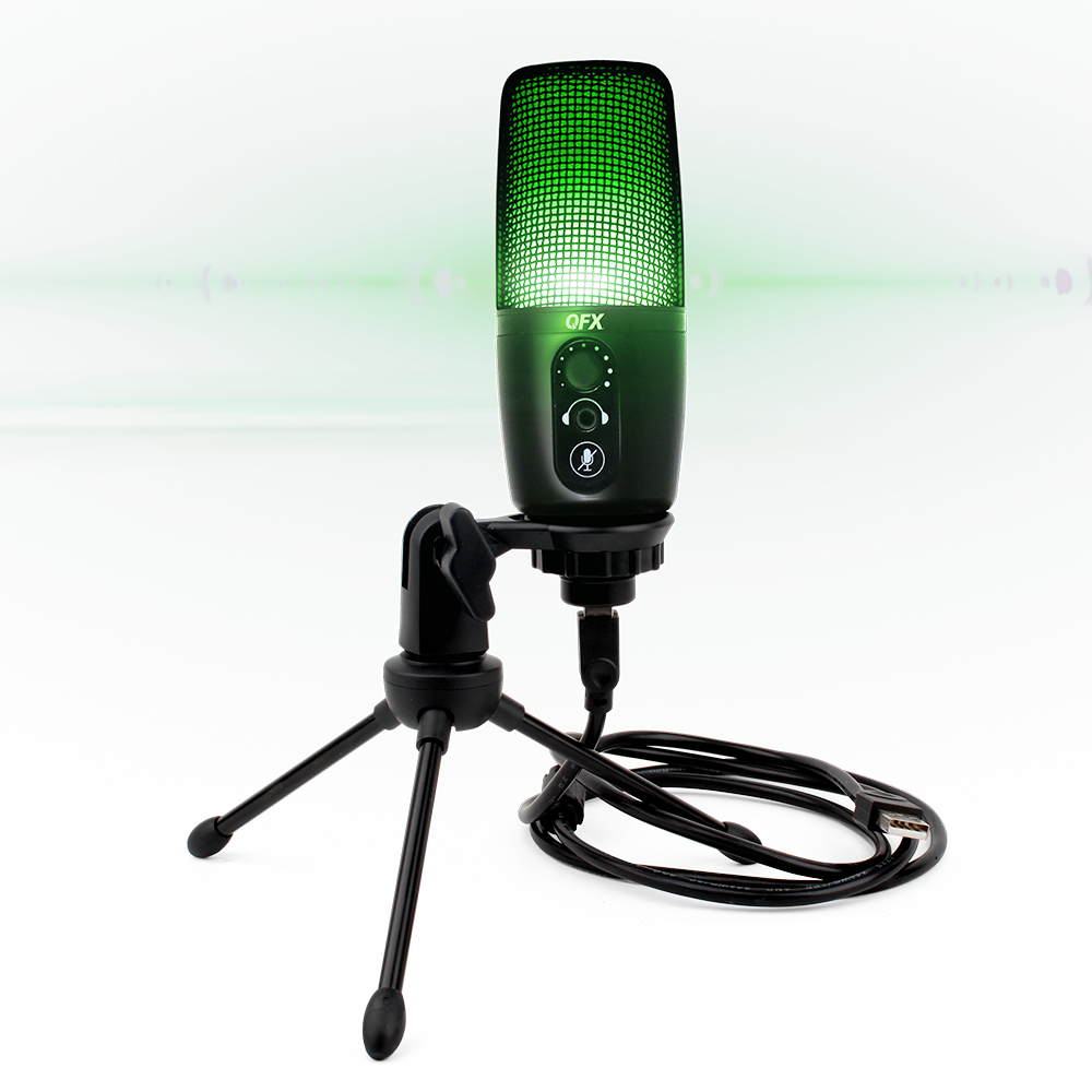 Mic With Stand USB GREEN 1Kx1K Mic With Stand USB GREEN 1Kx1K